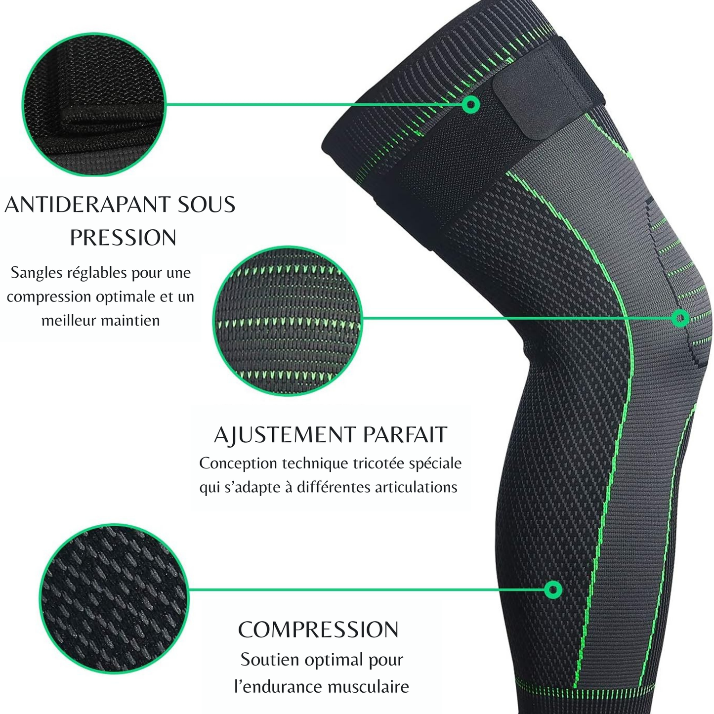 Genouillère de compression